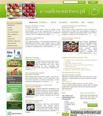 Portal sadowniczy e-sadownictwo.pl