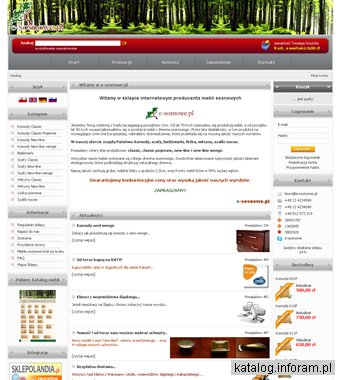 Meble sosnowe e-sosnowe - sklep
