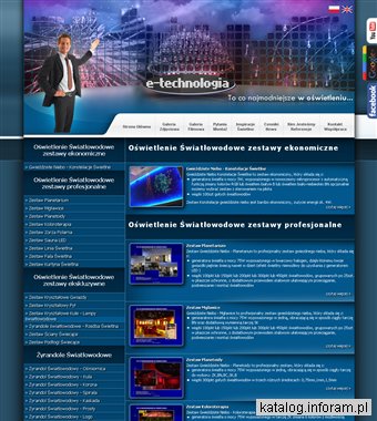 E-technologia.pl gwieździste niebo oświetlenie dekoracyjne