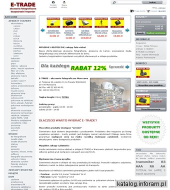 Sklep fotograficzny Warszawa