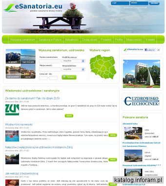 www.eSanatoria.eu - polskie sanatoria bliżej Ciebie