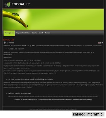 ECOGAL Ltd - Oczyszczalnie ścieków