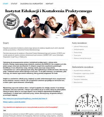 Instytut Edukacji i Kształcenia Praktycznego - kursy zawodowe