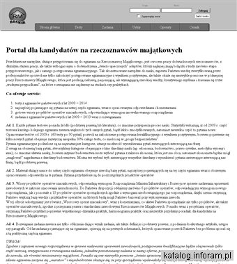 Testy rzeczoznawca majątkowy