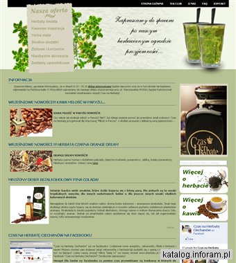 eherbaty.pl - sklep z herbatami, kawami, konfiturami, syropami i upominkami