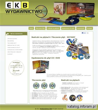 Druk i tłoczenie płyt CD DVD – www.ekb.pl
