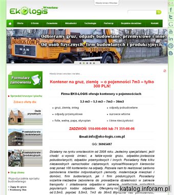EKO-LOGIS: najtańsze kontenery na gruz we Wrocławiu