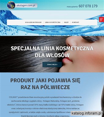 COLWAY maska kolagenowa