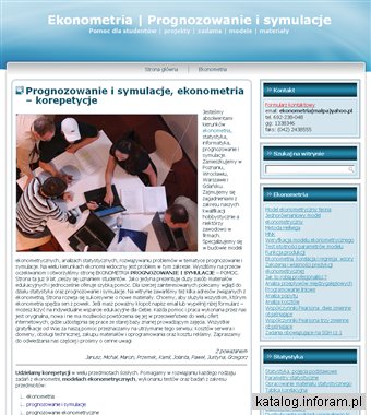 Prognozowanie i symulacje
