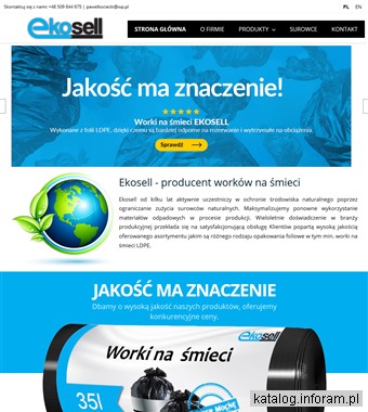 Opakowania foliowe