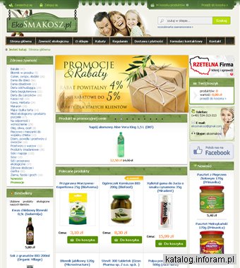 Zdrowa żywność ekologiczna - sklep internetowy EkoSmakosz.pl