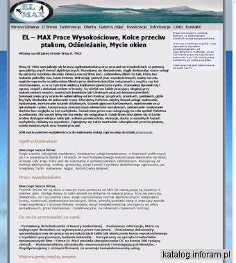 EL – MAX Prace Wysokościowe