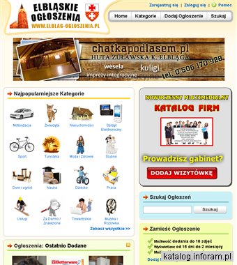 Darmowe ogloszenia Elblag i okolice