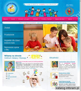 ELFIK zajęcia dla dzieci Sosnowiec