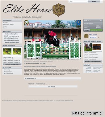 Producent sprzętu dla psów i koni