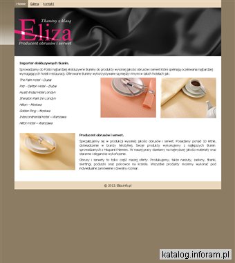 Eliza producent obrusów i serwet