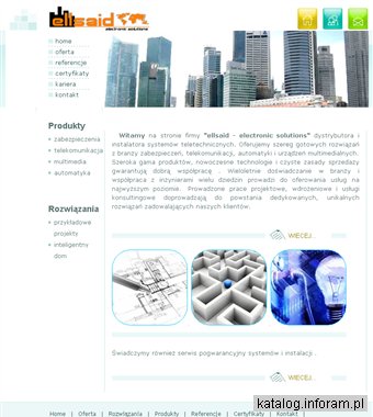 Ellsaid systemy teletechniczne Warszawa - kontrola dostępu, alarmy, kamery