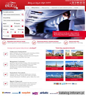 Wyszukiwarka tanich lotów