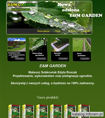 Projektowanie, wykonawstwo, pielęgnacja ogrodów Polska