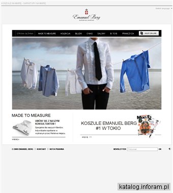 Garnitury, koszule na miarę - Emanuelberg.pl