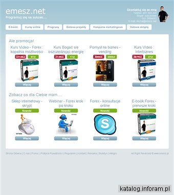 Emesz.net - Praktyczne e-booki, programy, kursy i szkolenia dla Ciebie i Twojego biznesu