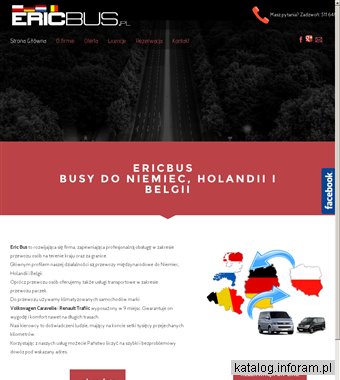 Busy do Niemiec, Holandii, Belgii. Przewóz osób i bagażu. Suwałki. Eric Bus.pl