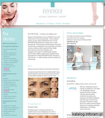 ESTHETIQUE modelowanie policzków Warszawa