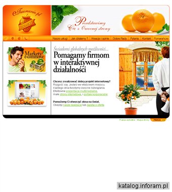 Owocne strony internetowe - projektowanie zakończone sukcesem.