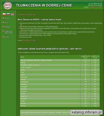 Biuro tłumaczeń AVISTA Kraków