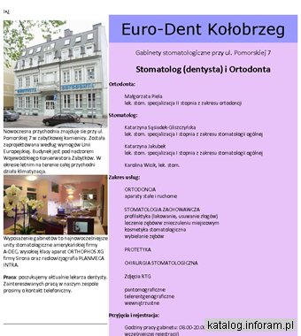 Euro-Dent Kołobrzeg Stomatolog Ortodonta