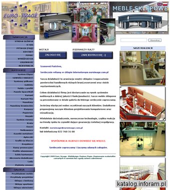 Meble Sklepowe EuroImage - aranżacje oraz projektowanie wnętrz sklepów