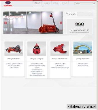 Maszyny do złomu paczkarki, prasonożyce, chwytaki hydrauliczne