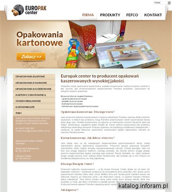 Pudełka kaszerowane - europak-center.com.pl