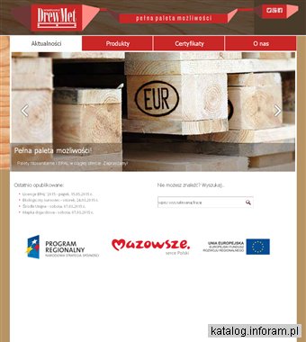 DREWMET producent palet drewnianych mazowieckie