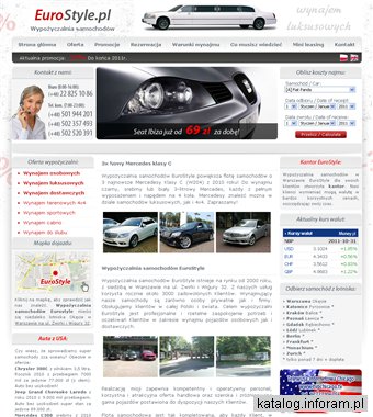 Wypożyczalnia samochodów Eurostyle