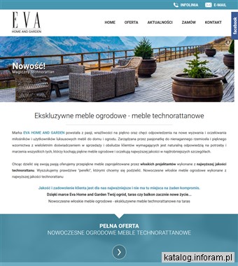 Nowoczesne meble ogrodowe