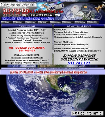 Montaż naprawa instalacje cyfrowe RTV - SAT Multiroom