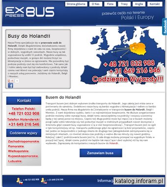 Busy Polska Holandia