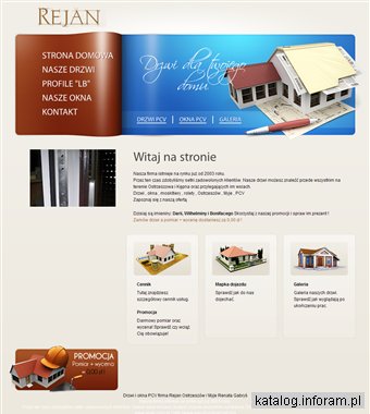 DRZWI I OKNA PCV FIRMA REJAN