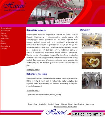 Harcuś - dekoracje ślubne Dzierżoniów, Świdnica, Wałbrzych