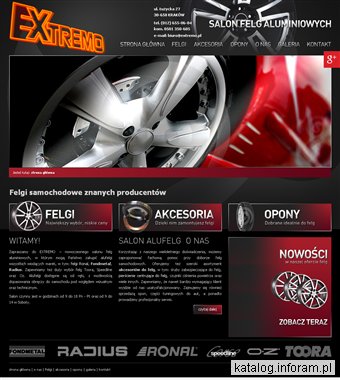 EXTREMO felgi radius Kraków