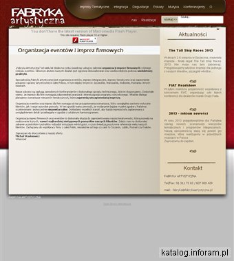 Imprezy integracyjne - Fabryka Artystyczna