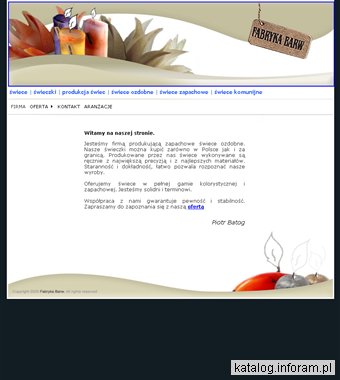 Zapachowe świece ozdobne, świeczki - producent FabrykaBarw