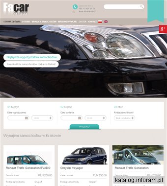 FACAR samochody osobowe wynajem Krakow