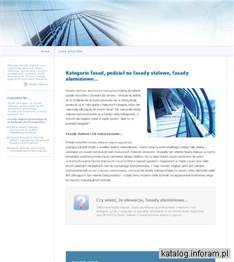 Sprawdzone fasady stalowe na ścianę