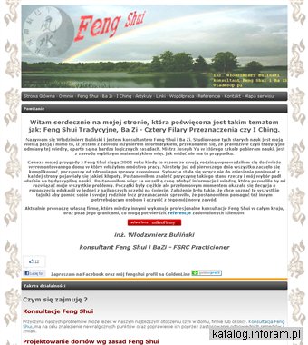 Feng Shui - strona konsultanta Włodzimierza Bulińskiego