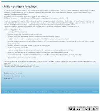 Oprogramowanie do wypełniania druków