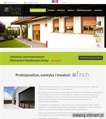 FINCH Rolety Żaluzje Plisy