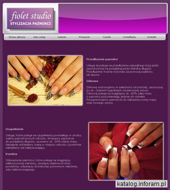 Fiolet Studio - stylizacja paznokci