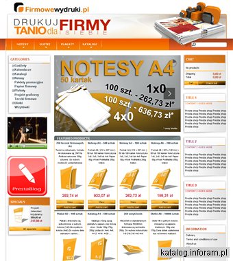 Notesy PLAKATY - firmowewydruki.pl